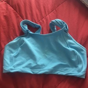 Blue 36DD sports bra